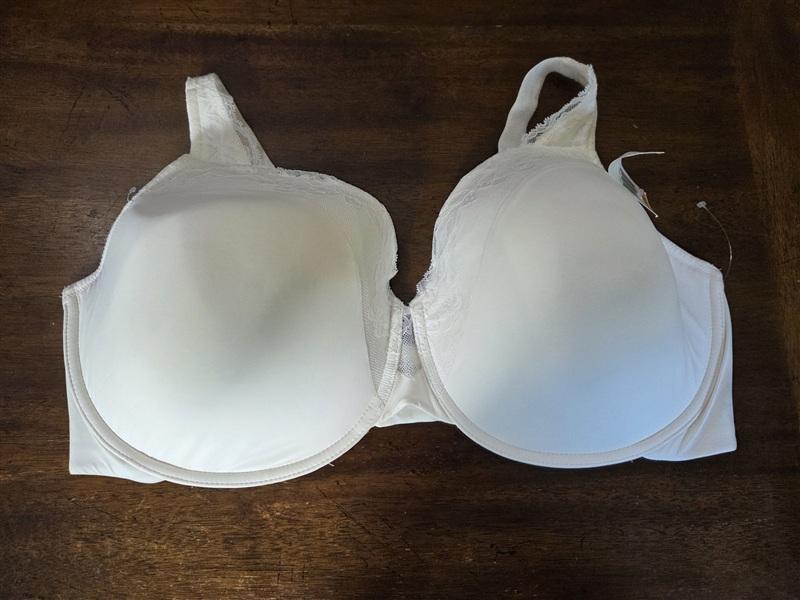 NWT Olga 44DD Cloud 9 Lace Underwire Contour Bra GF7961A Ivory 134716