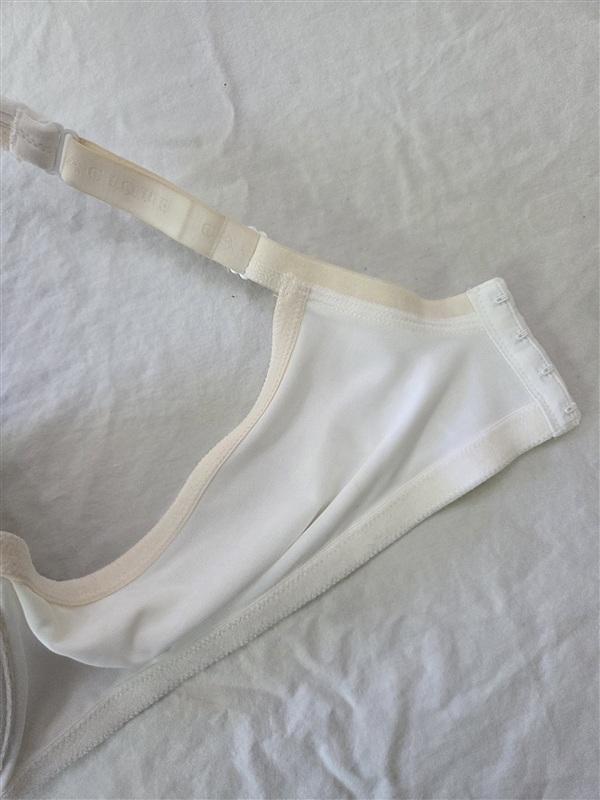 NWTD Cacique 46DD Cotton Boost Plunge White T-Shirt Bra 134728