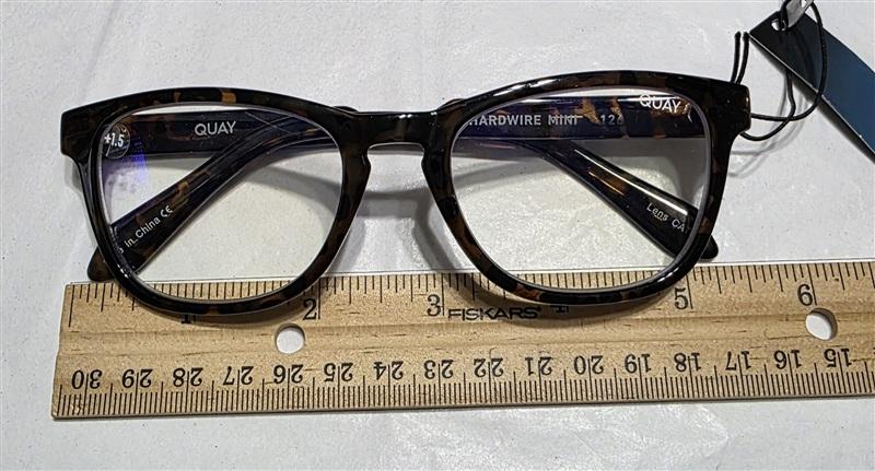 NWT Quay Hardwire 2.0 Full Rimmed Square Frame Reading Glasses 134734