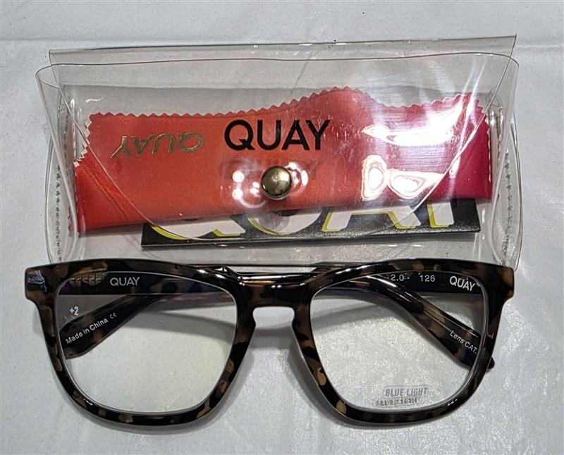 NWT Quay Hardwire Mini 2.0 Full Rimmed Square Frame Reading Glasses 134735