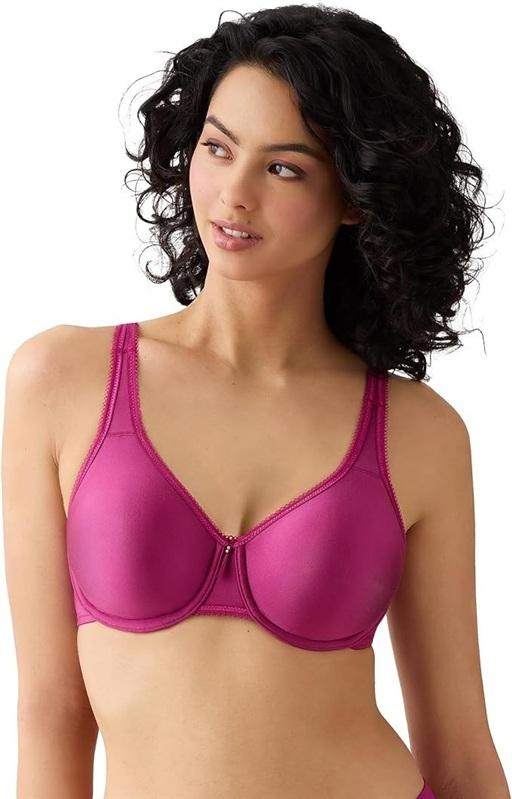 NWT Wacoal 38D Basic Beauty Full Figure Underwire Bra 855192 Pink 134737