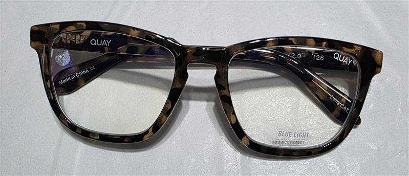 NWT Quay Hardwire Mini 1.5 Full Rimmed Square Frame Reading Glasses 134740