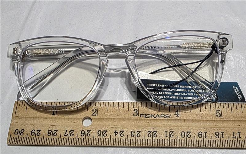 NWT Quay Hardwire Mini 1.5 Clear Full Rim Square Frame Reading Glasses 134742