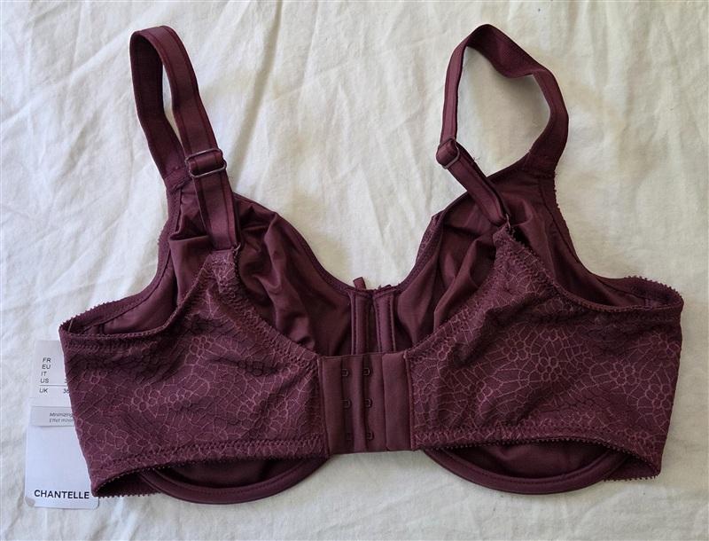NWT Chantelle C Magnifique 36DDD Seamless Underwire Bra Wine 1891 134761