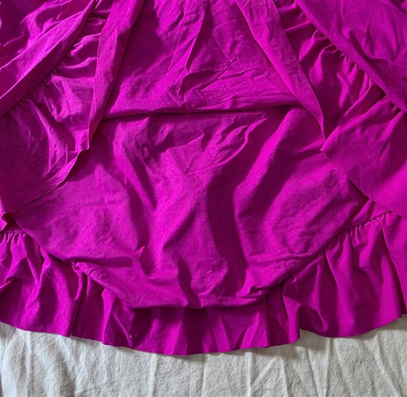 NWT La Blanca 22W Orchid Pink Sun Ruffle Skirted Bottom 134784