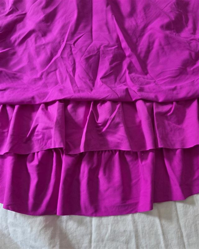 NWT La Blanca 22W Orchid Pink Sun Ruffle Skirted Bottom 134784
