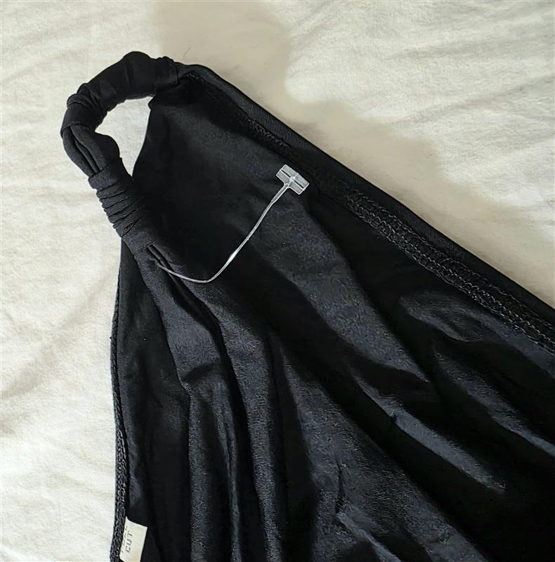 NWT L*Space L Sundrop Bikini Swim Bottom Black Full 134807