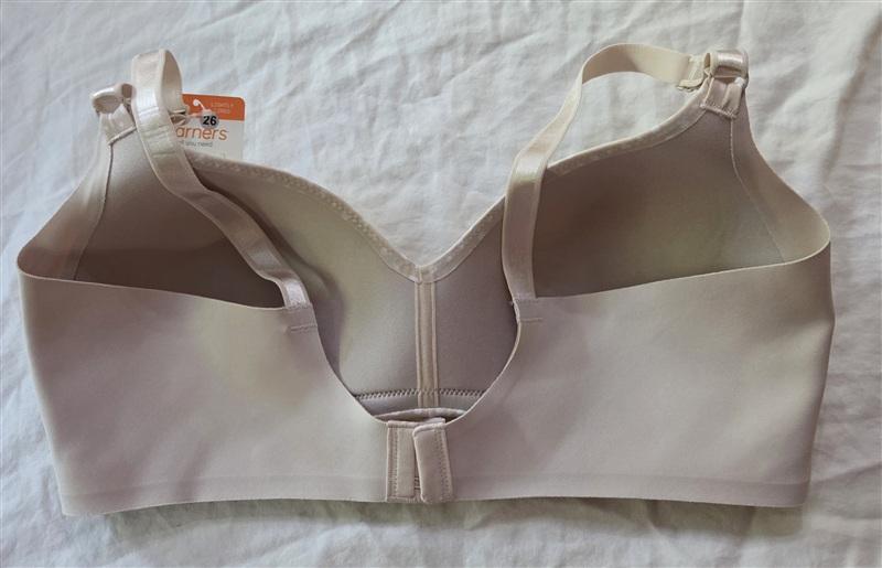 NWT Warner's 36D No Side Effects Wire-Free Bra 1056 Polka Dot Beige 134817
