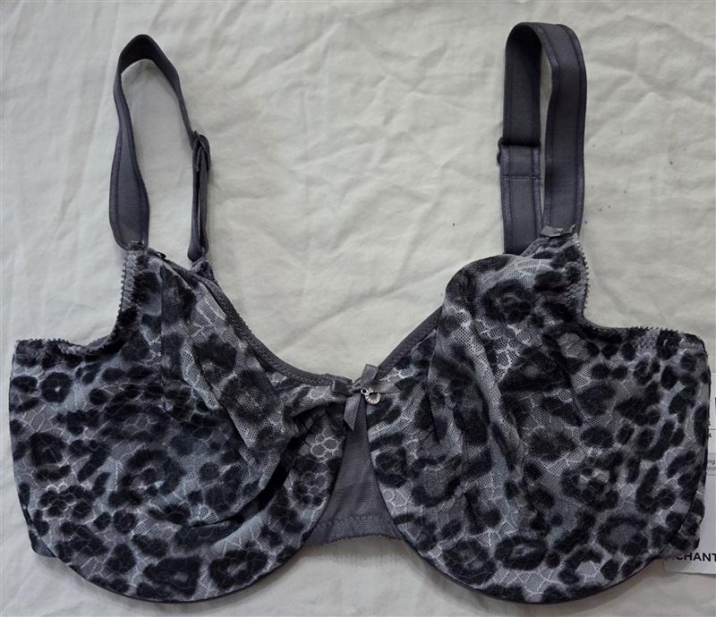 NWT Chantelle 36D C Magnifique Seamless Underwire Bra 1891 Cheetah Gray 134849