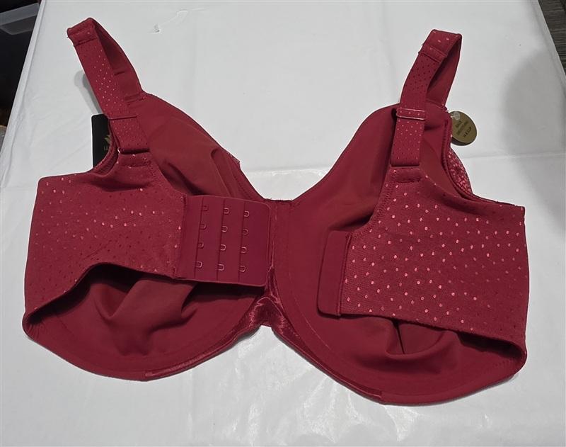 NWT Wacoal 36H Back Appeal Full Coverage Underwire Bra 855403 Red 134855