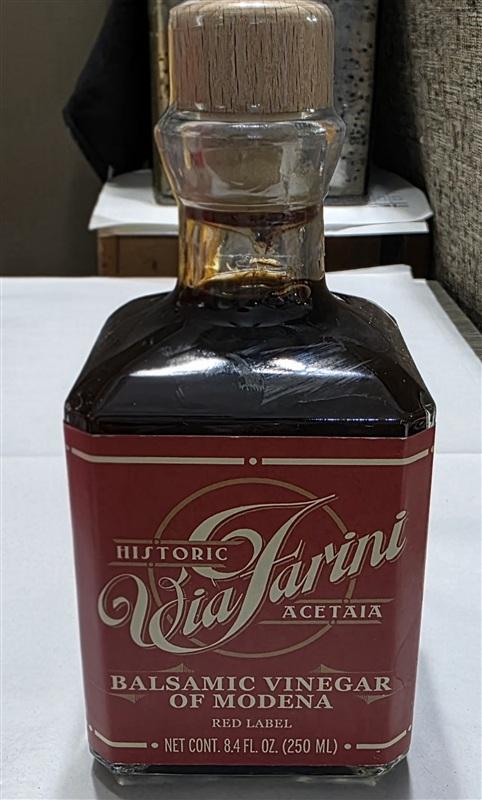 NWT Via Farini Acetaia Balsamic Vinegar of Modena Red Label 134870