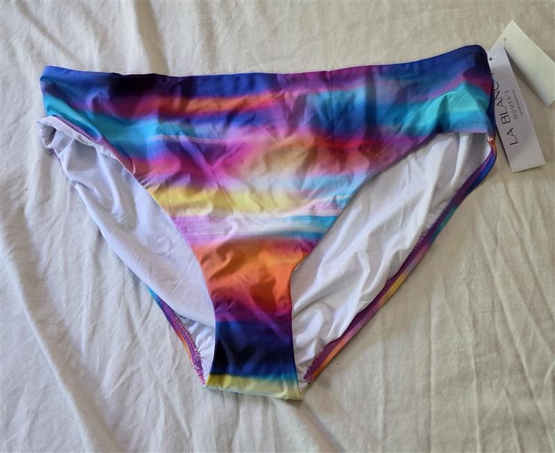 NWT La Blanca Sunset Shores 18W Hipster Bikini Bottom Swimsuit 134875