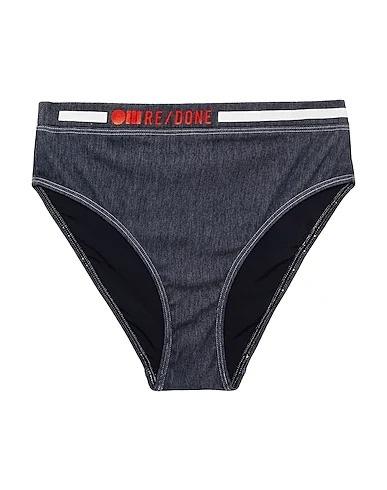 NWT Solid & Striped M RE/DONE Hi Waist Denim Look Swim Bottom Bikini 134882