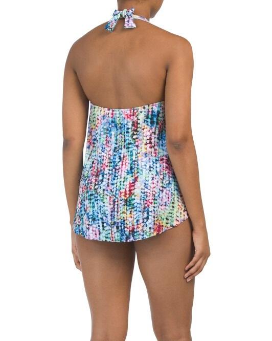 NWOT MagicSuit Miraclesuit 12 Sophie Tankini Top Dots 134885