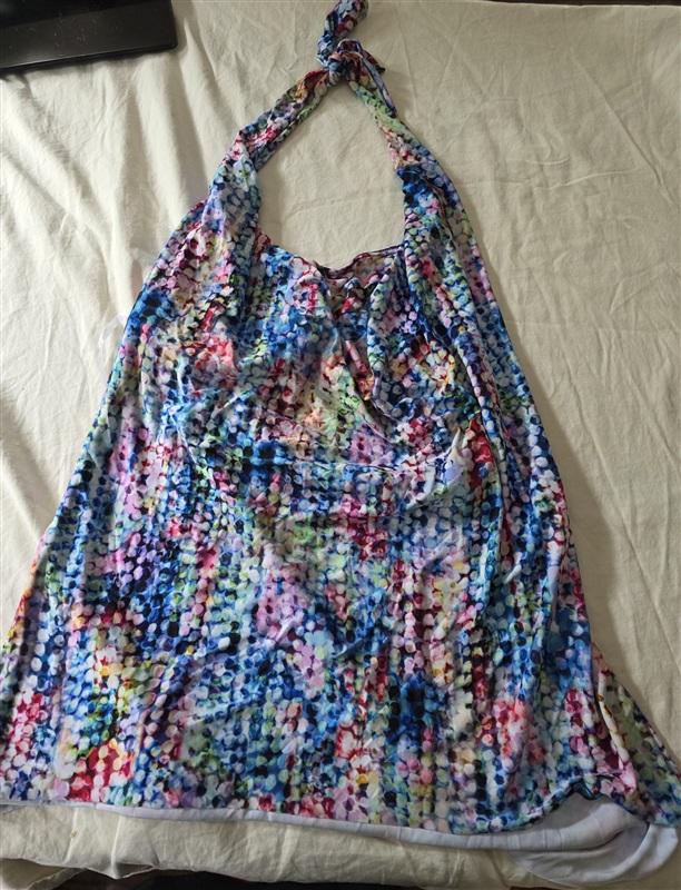 NWOT MagicSuit Miraclesuit 12 Sophie Tankini Top Dots 134885