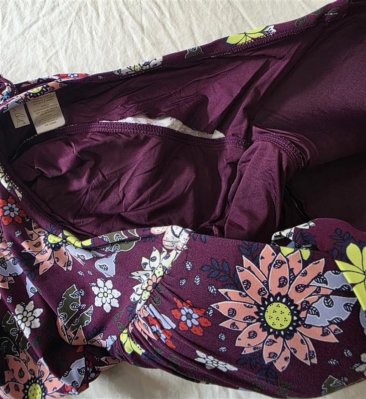 NWOTD Anne Cole 20W Live In Color Twist Front Floral 1PC Swim Wine 134944