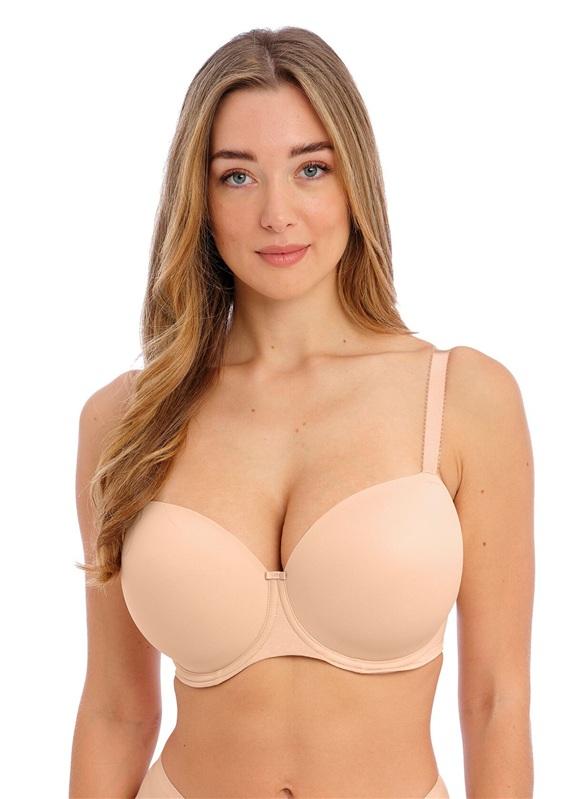 NWOT Fantasie 34I USA Smoothease Molded T-Shirt Bra 2310 Beige 134956