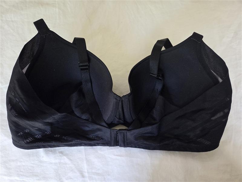 NWOT Paramour 40DDD Marvelous Side Smoothing T-Shirt Bra 245033 Black 134962
