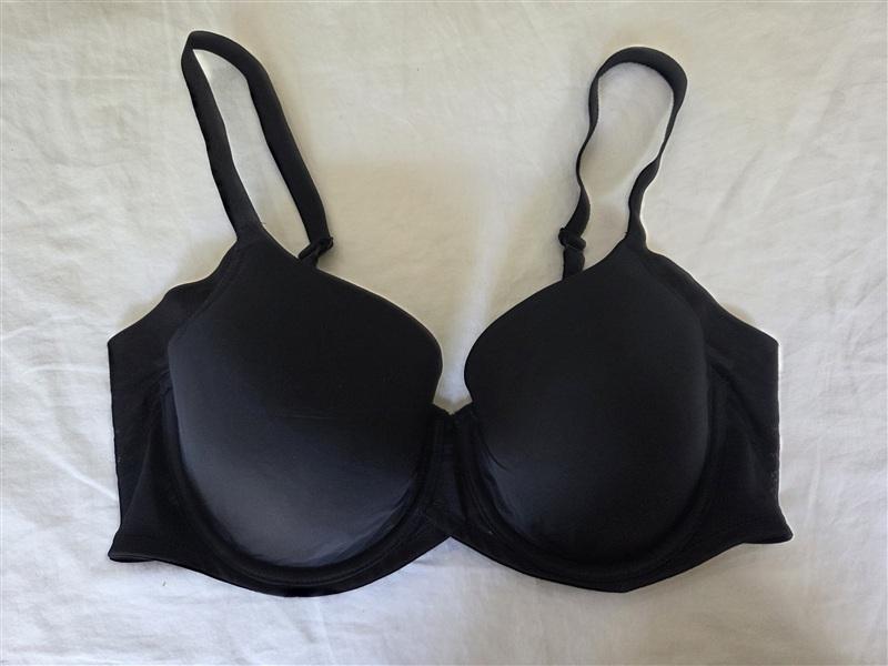 NWOT Paramour 40DDD Marvelous Side Smoothing T-Shirt Bra 245033 Black 134962