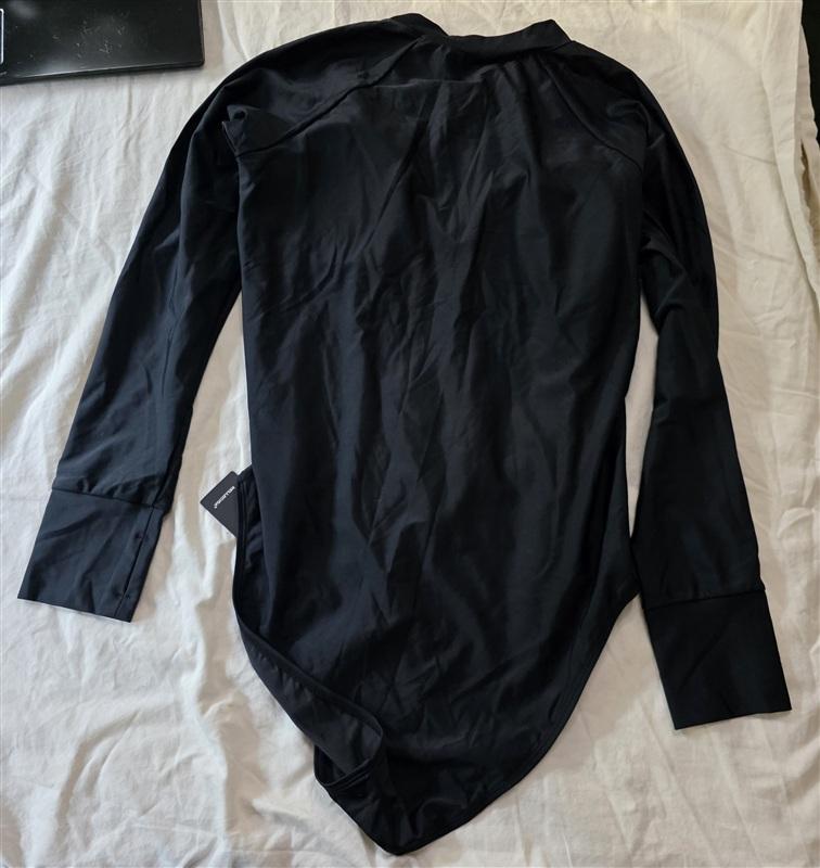 NWT Relleciga S Rash Guard Bodysuit ZIP Up Long Sleeve Swimsuit 135030