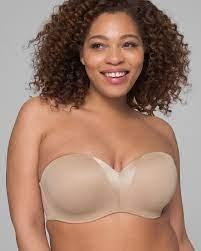 NWT Soma 34DDD Stunning Starlet Strapless Multiway Bra Beige 135033