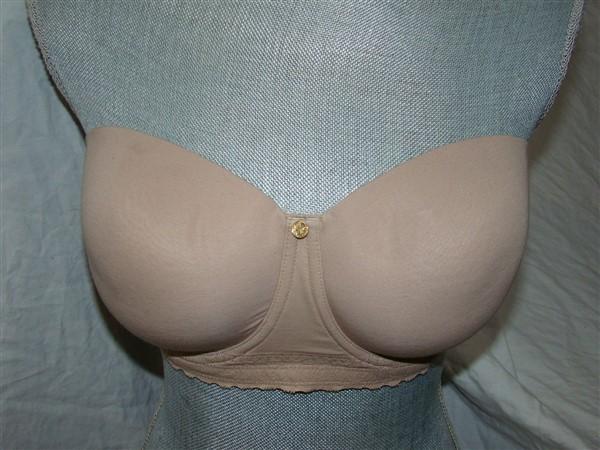 NWT Natori 32C Truly Smooth Smoothing Strapless Contour Bra 774070 Beige 135046