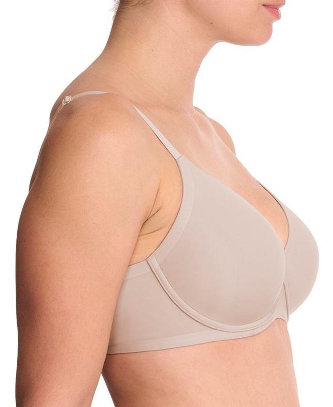 NWOT Natori 30H Cloud Comfort Back-Smoothing T-Shirt Bra, 731338 Beige 135057