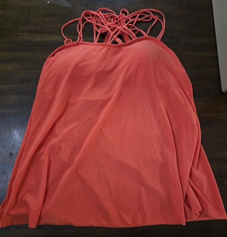 NWT Magicsuit Soma 12 Morgan Strappy Tankini Top Orange 135062
