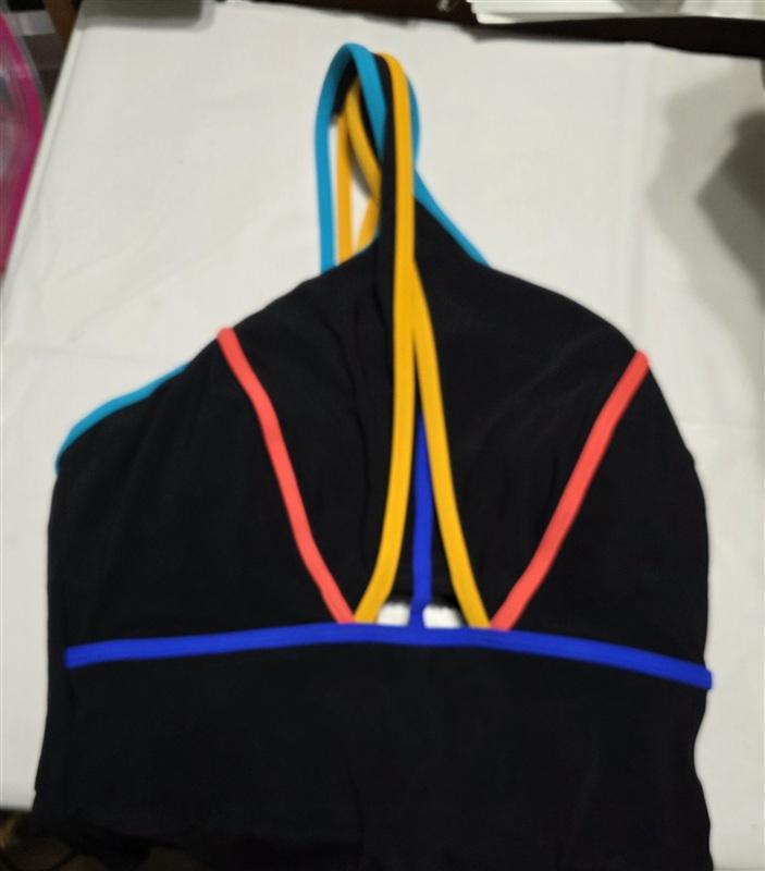 NWT Profile Gottex Sport 12 High Neck Black 1PC Swimsuit 135065