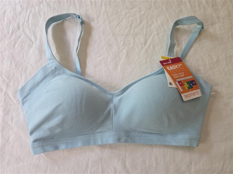 NWT Warners M Easy Does It Wire Free Bra RM3911A Aqua Blue 135069