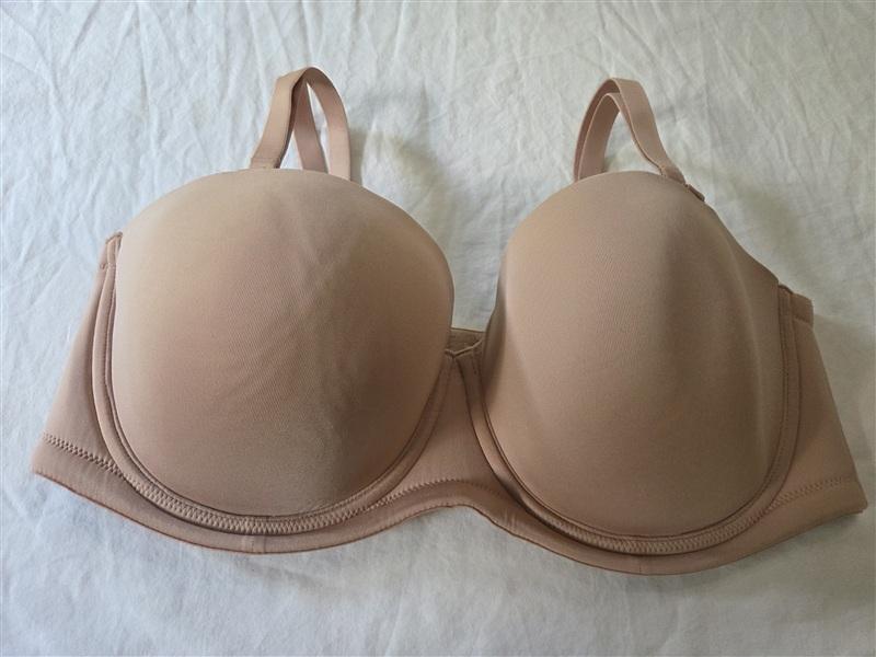NWOT Wacoal 42DD Red Carpet Strapless Convertible Bra 854119 DK Beige 135079