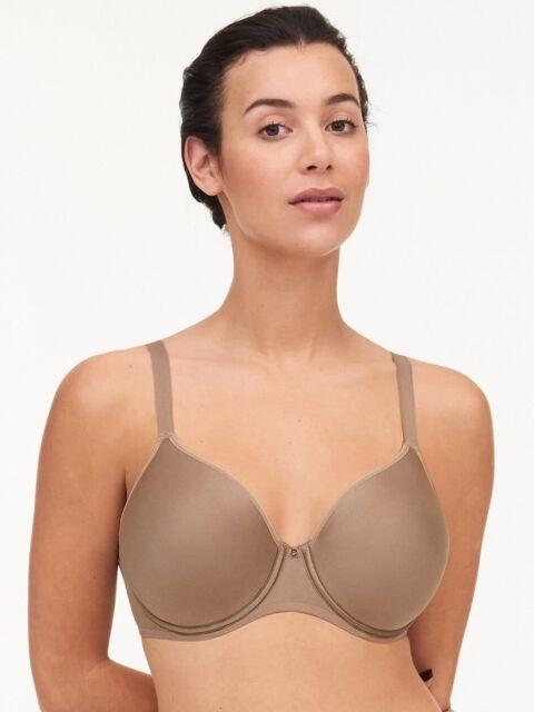 PO Chantelle 34I Comfort Chic Full Coverage Underwire Bra Taupe 135087