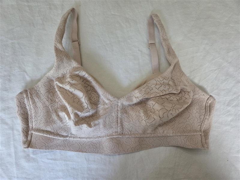 PO Wacoal 34C Inside Job Wirefree Full Coverage Bra 852345 Beige 135092