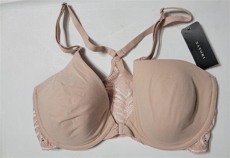 NWOT Natori 34DDD Lush Front Close Contour Underwire Bra 728309 Pink Rose 135098