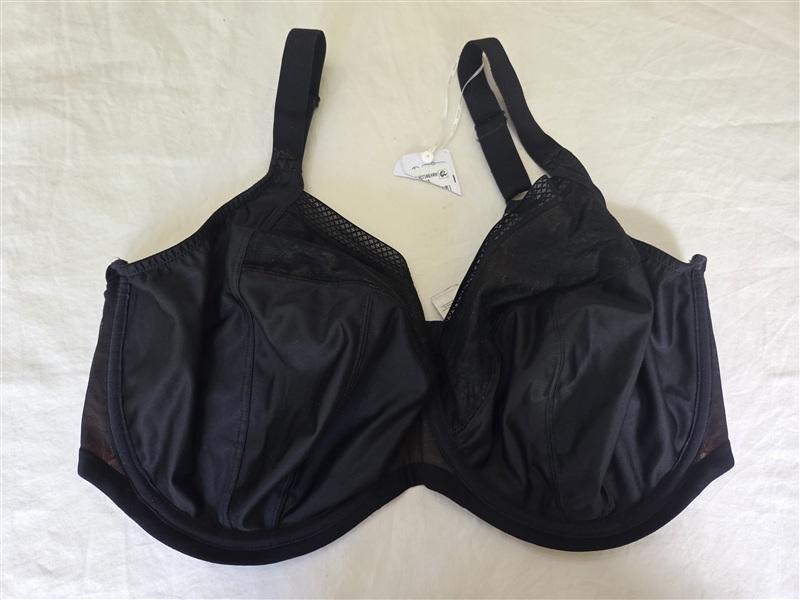 NWPT Elomi 40K USA EL3027 Nerina Banded Stretch Lace Bra Underwire Black 135108