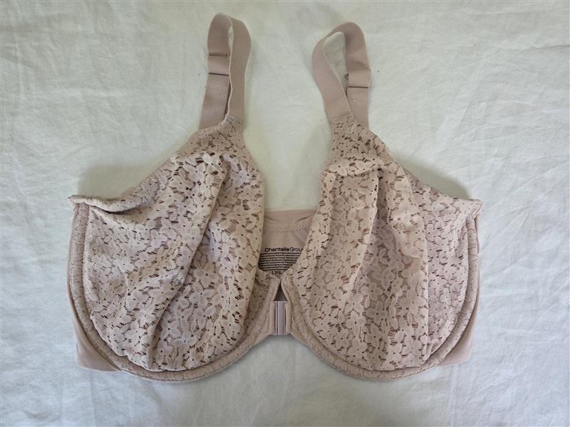 NWOT Chantelle 38DDD Norah Chic Front Close 13f6 Beige 135110