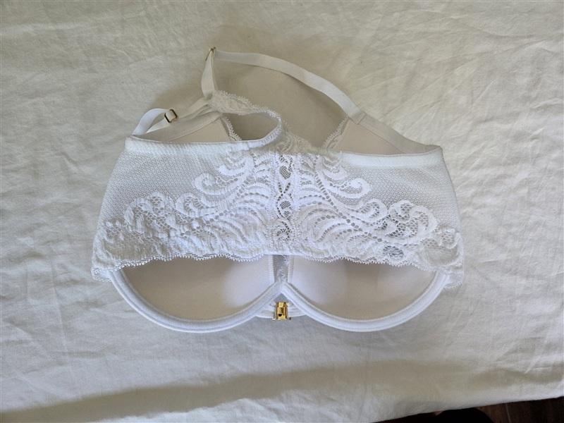 NWOT Natori 32DDD Feathers Racerback Bra 735023 White 135123