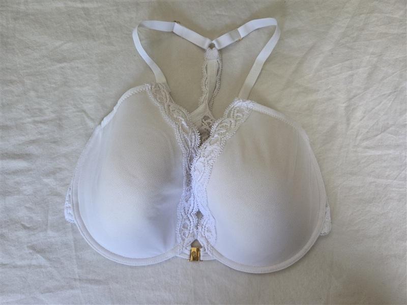 NWOT Natori 32DDD Feathers Racerback Bra 735023 White 135123