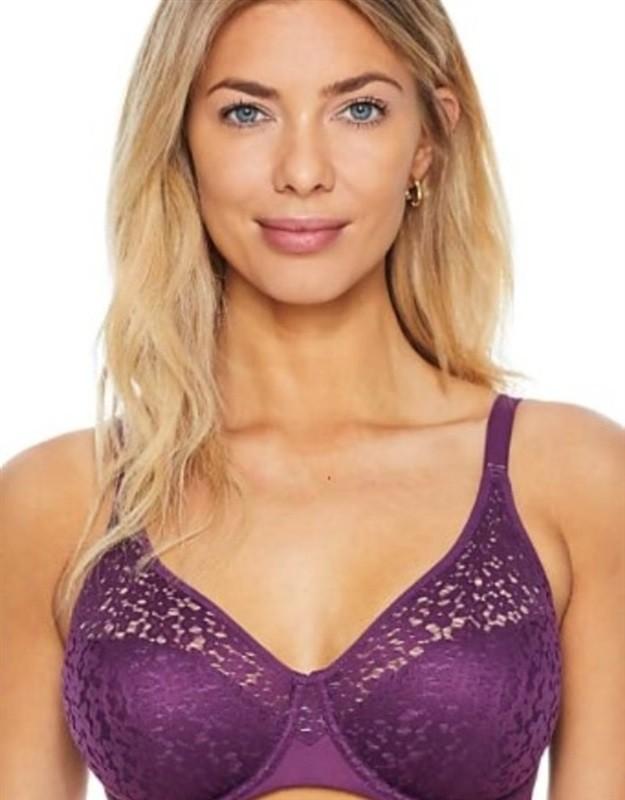 NWOT Chantelle NORAH 36DD SEAMLESS COMFORT BRA Purple 13F1 135129