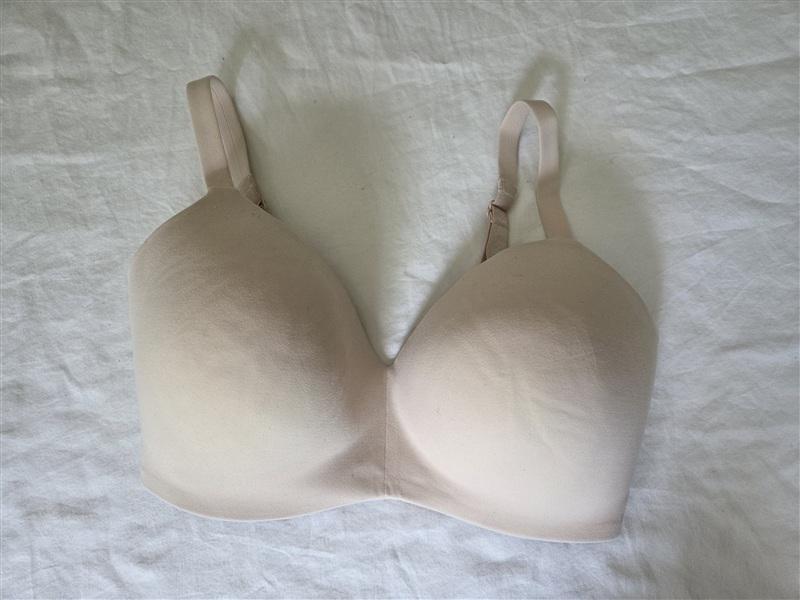 NWOT Wacoal 32DDD How Perfect Soft Cup Bra 852189 Beige Wireless 135130