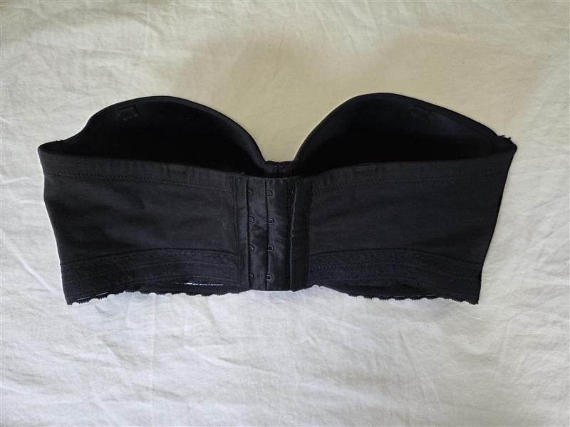 NWT Natori 36DD Truly Smooth Smoothing Strapless Contour Bra 774070 Black 135132