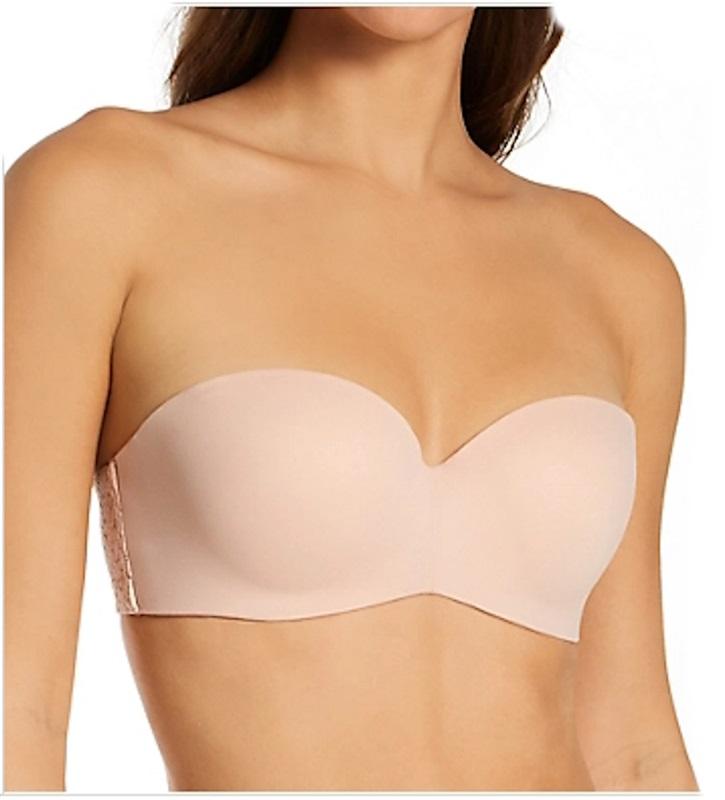 NWOT Chantelle 34B Norah Strapless Underwire Bra 13F5 Pink 135133