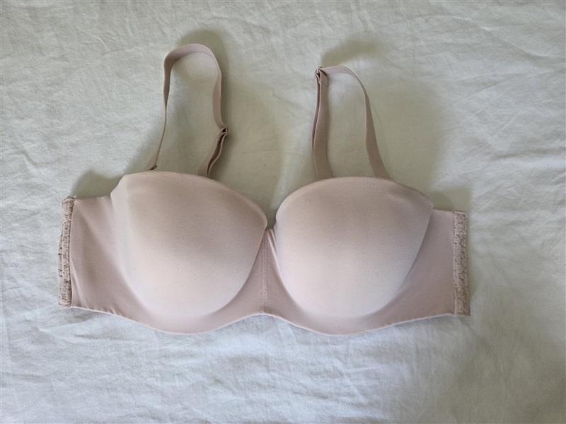 NWOT Chantelle 34B Norah Strapless Underwire Bra 13F5 Pink 135133