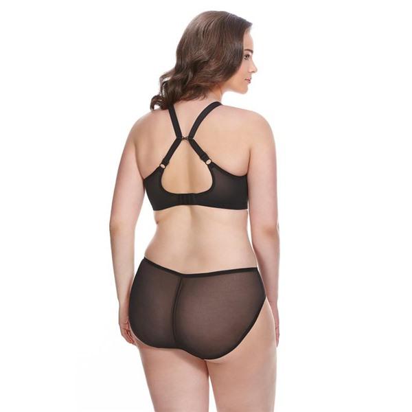 PO Elomi USA 36H USA Matilda Underwire Plunge Bra EL8900 Black 135143