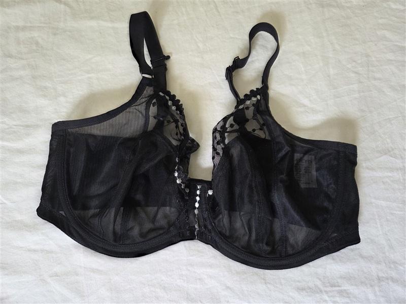 PO Elomi USA 36H USA Matilda Underwire Plunge Bra EL8900 Black 135143