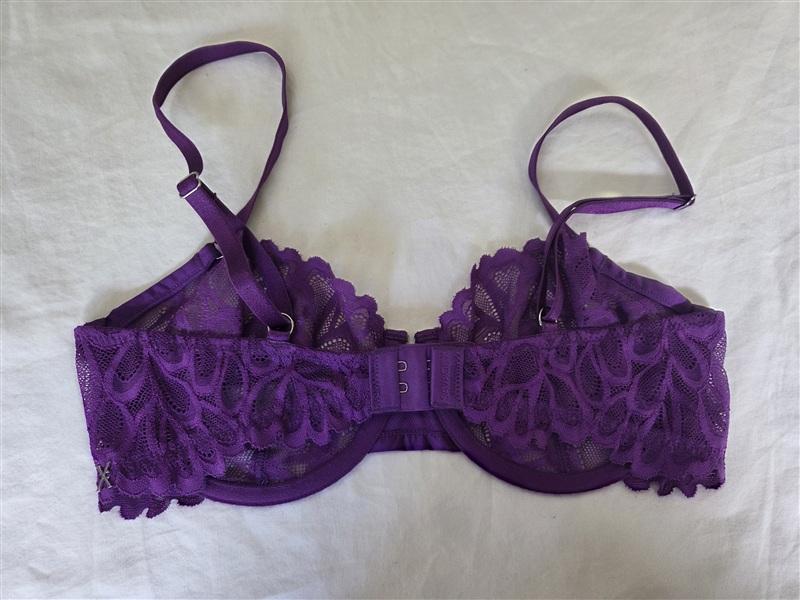 NWOT Savage X Fenty 32D Purple Lace Underwire Balconette 135149