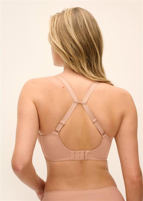 NWT Fantasie Aura 34k USA Underwire Moulded Full Cup Bra Fl2321 Beige 135155