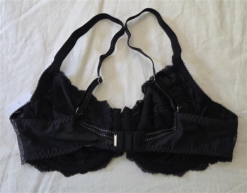 NWT Chantelle 38DD Rive Gauche 3 Part Underwire Bra 3281 Silver 135159