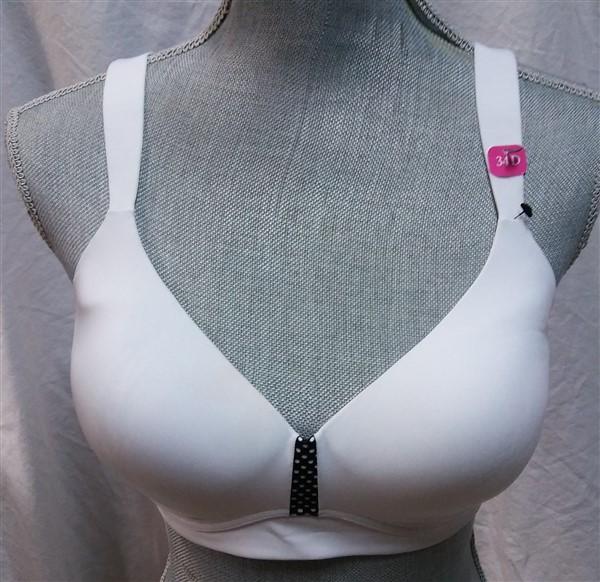 NWT Maidenform 38DD Convertible Wirefree Sports Bra DM7992 White 135178