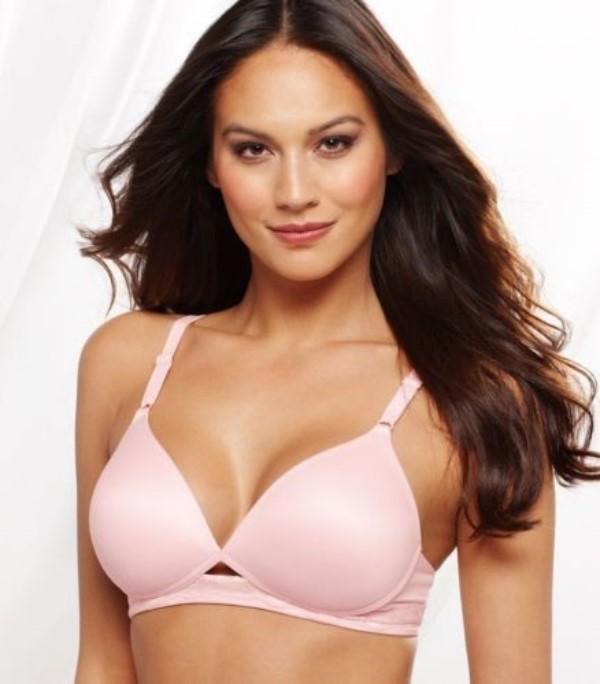 NWOT Warners 34A Cloud 9 Full-Cover WireFree Contour Lift Bra 1869 Peach 135179